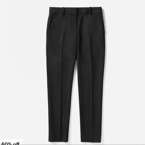 Everlane Slim Wool Pants 00 Black